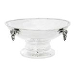 A George VI 'Arts and Crafts' sterling silver bowl, Birmingham 1937 by A E Jones