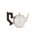 An extremely rare early 19th century Maltese silver teapot, Valetta circa 1800 by Vincenzo Said (reg