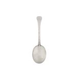 A Charles II sterling silver spoon, London circa 1680 by Thomas Allen