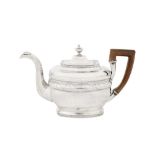 An early 19th century American silver teapot, Philadelphia circa 1810 by Joseph Lownes (1758–1820)