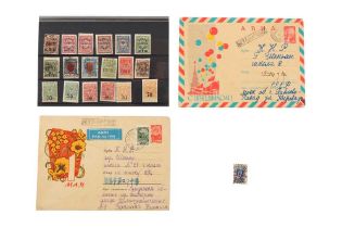 RUSSIA FAR EAST STAMPS AND COVERS TO CHINA 1922 TO 1963