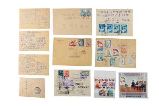 NORTH KOREA 1950-1990 POSTAL HISTORY/COMMERCIAL MAIL