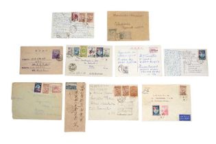 NORTH KOREA COVERS AND POSTAL STATIONERY 1949/1957