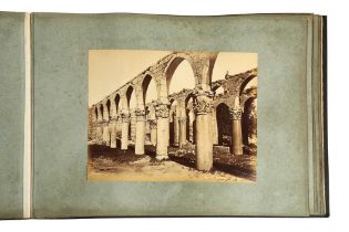 AN ALBUM OF VIEWS WITH PHOTOGRAPHS OF FELIX BONFILS AND SULEIMAN HAKIM: SYRIA ca. 1880s