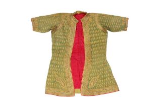 A CHILD’S CEREMONIAL GREEN COAT Lucknow, Awadh (Oudh), Northern India, second half 19th century