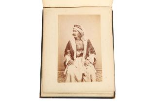 AN ALBUM OF PORTRAITS & COSTUME STUDIES: MIDDLE EAST & NORTH AFRICA ca. 1890