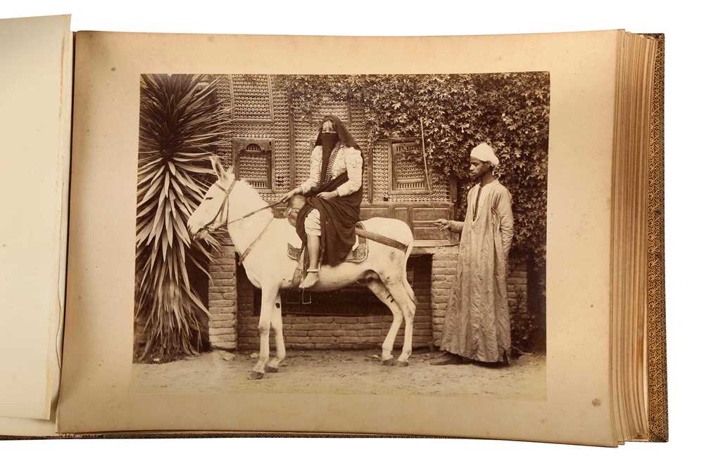 AN ALBUM OF VIEWS AND COSTUME STUDIES: EGYPT Egypt, ca.1880s - Image 3 of 5