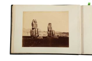 AN ALBUM OF VIEWS WITH PHOTOGRAPHS BY BONFILS, ARNOUX, DITTRICH, ZANGAKI, SEBAH: EGYPT Egypt, ca. 1