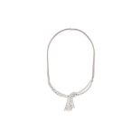 A DIAMOND CONVERTIBLE NECKLACE BY SCHILLING