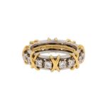 A DIAMOND ETERNITY RING BY JEAN SCHLUMBERGER FOR TIFFANY & Co.