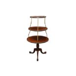 A GEORGE III MAHOGANY THREE-TIERED DUMB WAITER Preview: Colville Road