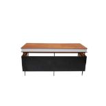 UNKNOWN (DANISH) A MID-CENTURY TEAK AND EBONISED DESK Preview: Colville Road