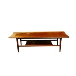 UNKNOWN (DENMARK); A TEAK SHIP TWO-TIERED COFFEE TABLE Preview: Colville Road