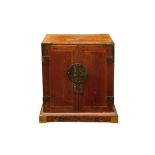 A CHINESE WOOD TABLETOP CABINET