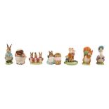 A GROUP OF BESWICK BEATRIX POTTER FIGURES