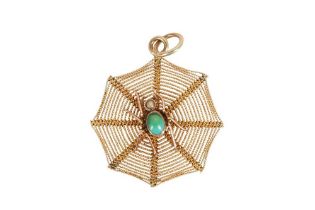 A SPIDERWEB PENDANT