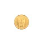 A 22CT GOLD 100 SHILLING COIN