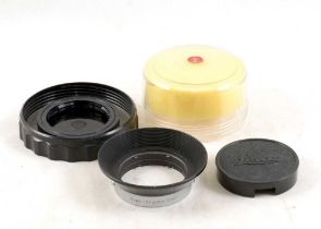 Leitz Lens Hood for Leica M Mount 21mm Super-Angulon Lens.