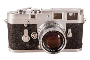 A Early Leica M3 DS Rangefinder Camera