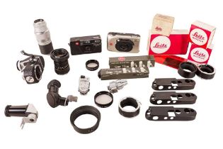 A large selection of Leica equipment.