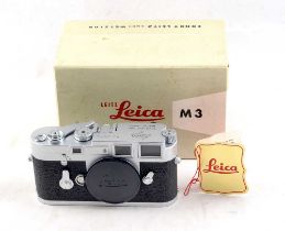 Chrome Leica M3 Single Stroke Body in Maker's Original Box