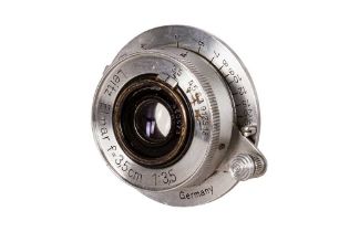 A Leitz 3.5cm f/3.5 Elmar LTM Lens