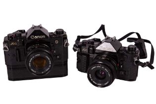 A Pair of Canon A1 cameras.