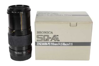 A Bronica 110mm F4.5 Macro Lens for SQ-Ai.