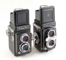 Yashica Mat & Halma Flex 120 TLR Cameras.