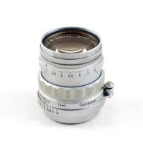 A Rare Rigid Screw Mount Leica Summicron 5cm f2 Lens