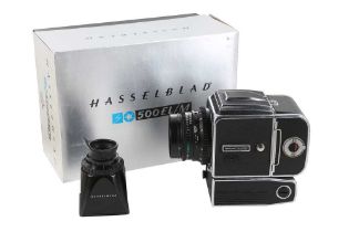 A Hasselblad 500 ELM Medium Format SLR Camera