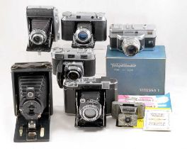 Super Ikonta, Voigtlander Vito III & other Collectable Folding Cameras.
