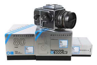 A Hasselblad 500 C/M Medium Format SLR Camera