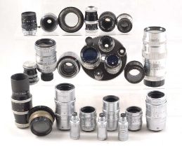 A Selection of Taylor Hobson, Dallmeyer & Other Lenses.