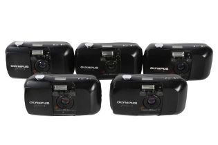 A Selection of Olympus MJU 1 cameras.