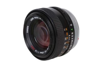 A Canon 55mm F1.2 SSC FD Lens.