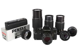 A Pentax LX Outfit, inc 50mm f1.4 SMC Lens.