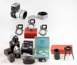 A Selection of Leica Screw Mount Close-Up Items.