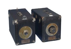 Two LARGE Ferrotype "Instant" Cameras.