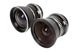 A Pair of Carl Zeiss Flektogon lenses for Pentacon 6.