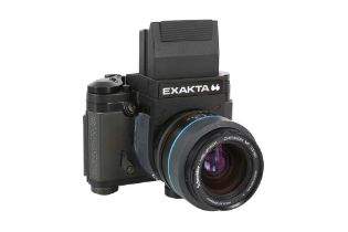 An Exakta 66 Medium Format SLR Camera.