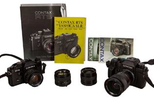 A Selection of Contax Cameras & Lenses.