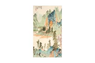 XIE ZHILIU 謝稚柳 (Changzhou, Chinese, 1910 - 1977) Landscape 仿古山水