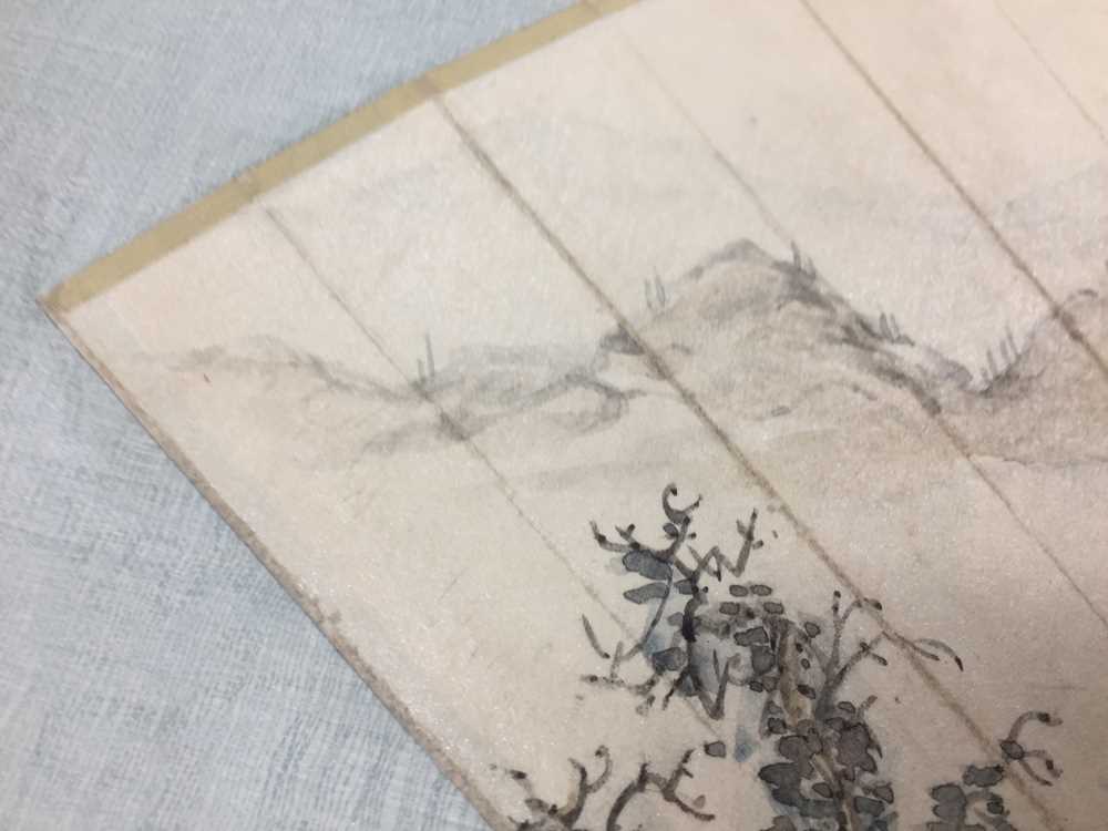 WU HUFAN 吳湖帆 (China, 1894-1968) Landscape 山水圖扇頁 - Image 18 of 18