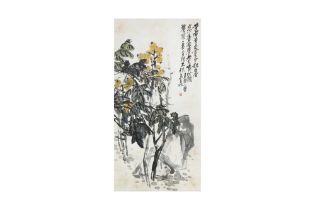 WU CHANGSHUO 吳昌碩 (Huzhou, China, 1844-1927) Loquats 盧橘夏熟