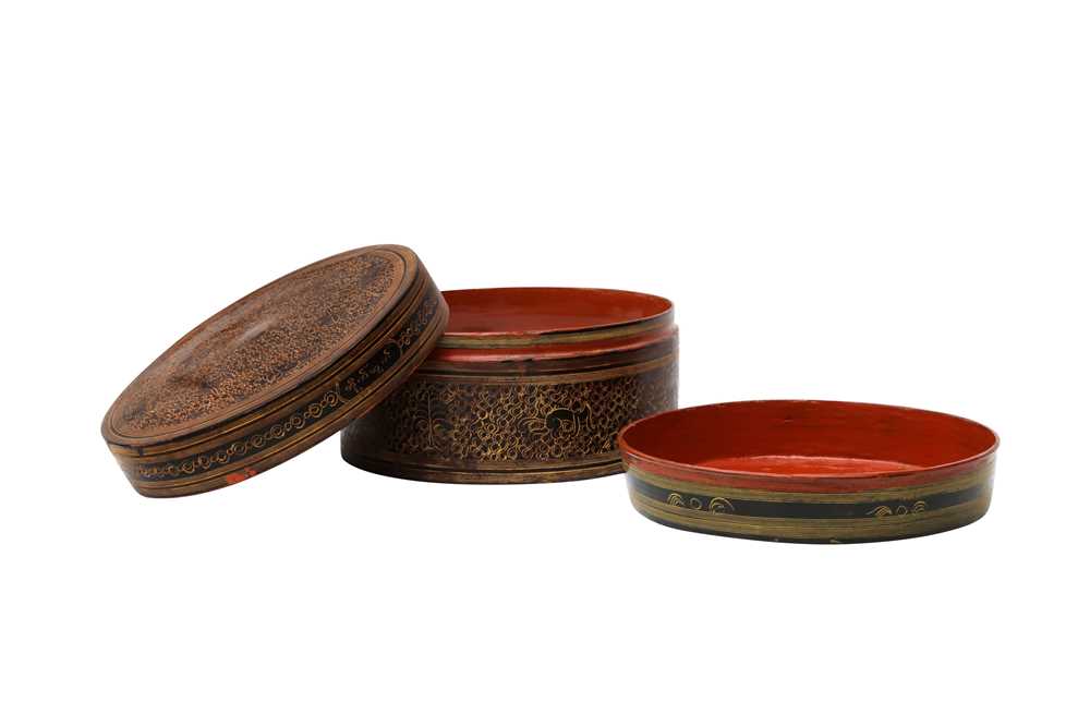 A GROUP OF BURMESE LACQUER BOXES OFFERED ON BEHALF OF PROSPECT BURMA TO BENEFIT EDUCATIONAL SCHOLARS - Image 47 of 156