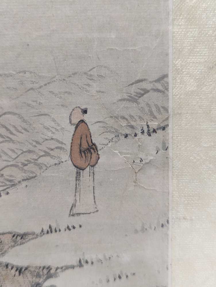 ATTRIBUTED TO DAI XI (1801 – 1860) 清 戴熙（款） Landscape 山水 - Image 7 of 12