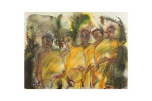 SENAKA SENANAYAKE (Sri Lankan, b. 1951) Untitled (Monks)