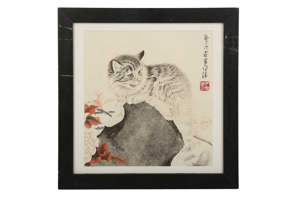 ATTRIBUTED TO CHEN ZENGSHENG (b. 1941) 陳增勝（款） Cat 貓