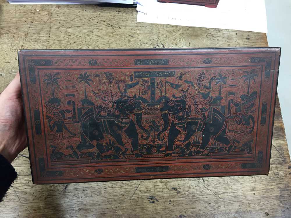 A GROUP OF BURMESE LACQUER BOXES OFFERED ON BEHALF OF PROSPECT BURMA TO BENEFIT EDUCATIONAL SCHOLARS - Image 98 of 156